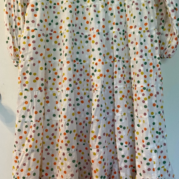 RIXO Eliza Pollen Spot Embroidery Dress Size 8 - Picture 9 of 12